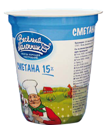 Стакан диаметром 95 мм с офсетной печатью / термоусадочной этикеткой, объемом 375 мл